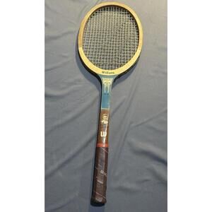 vintage Wilson wooden tennis racquet, possibly a "Maureen Connolly #353